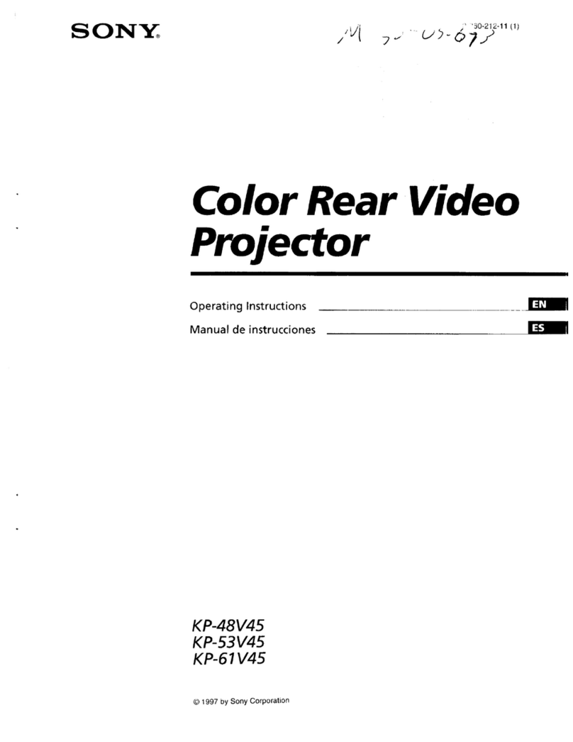 Sony KP-61V45 Instruction Manual