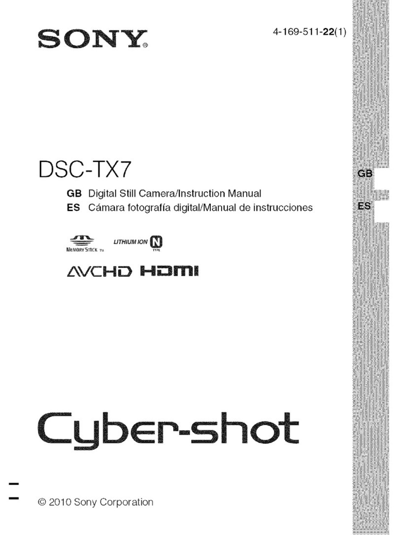 Sony DSC-TX7 - Cyber-shot Digital Still Camera User manual