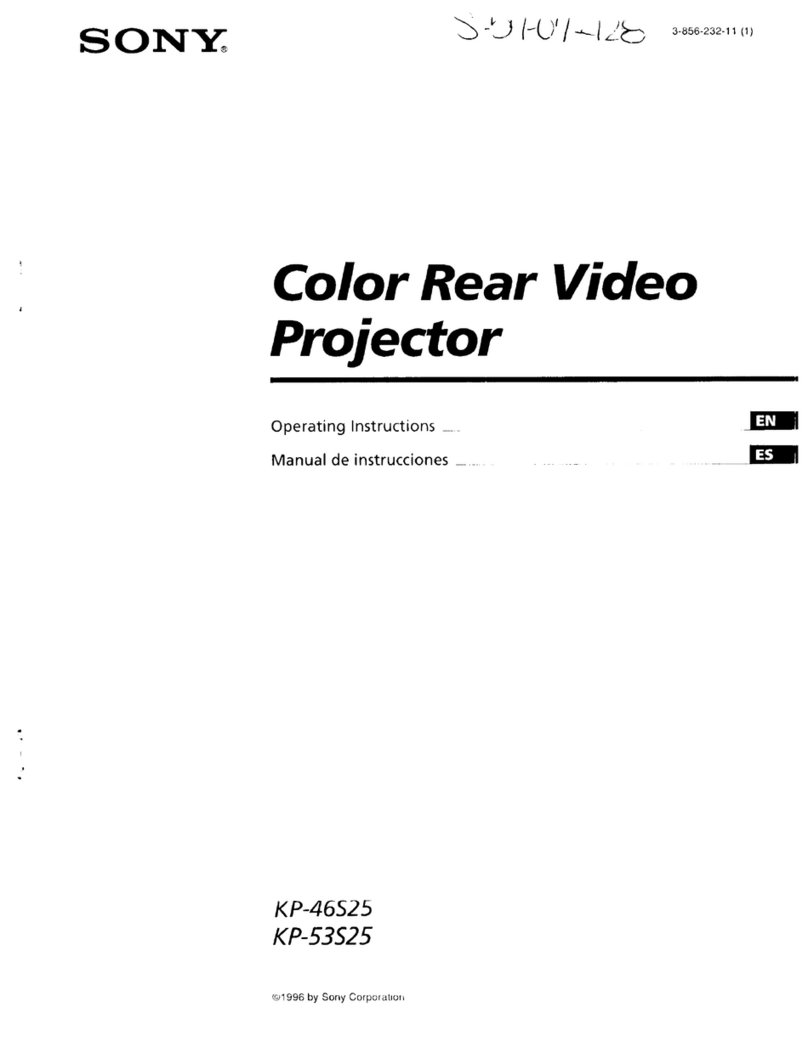 Sony KP-46S25 Instruction Manual