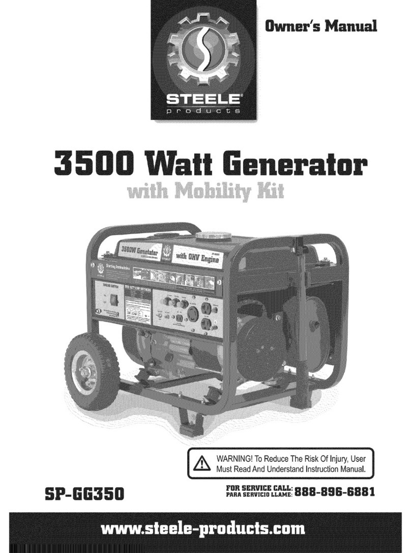 STEELE PRODUCTS SP-GG350 owner's manual