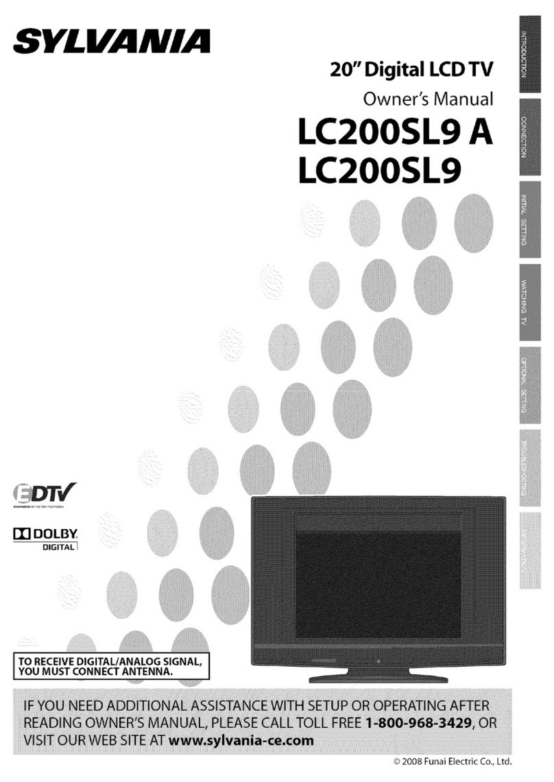 Sylvania LC200SL9A owner's manual