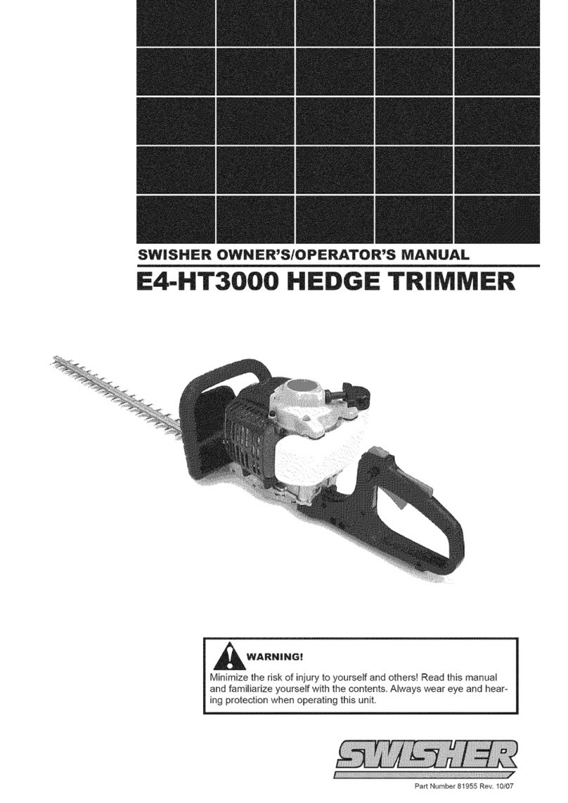 Swisher E4-HT3000 Owner's/ Owner's manual
