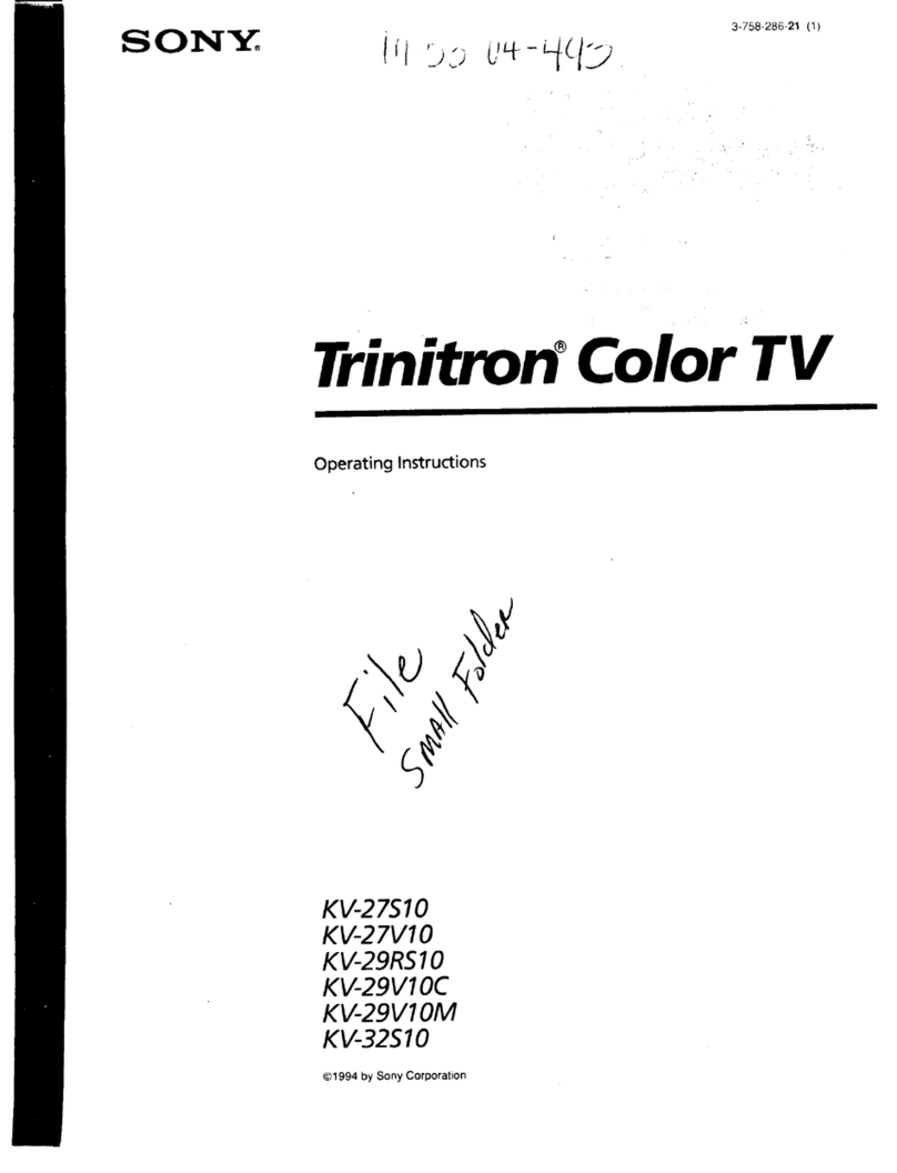 Sony KV-27S10 User manual