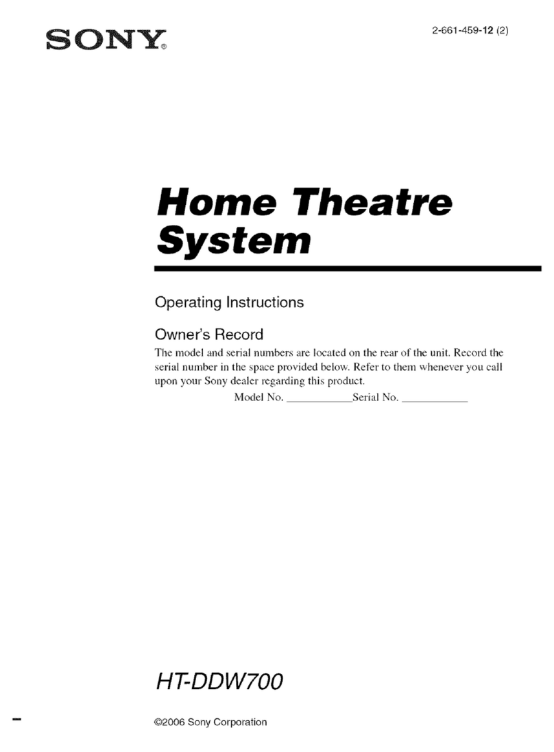 Sony HT-DDW700 operating instructions