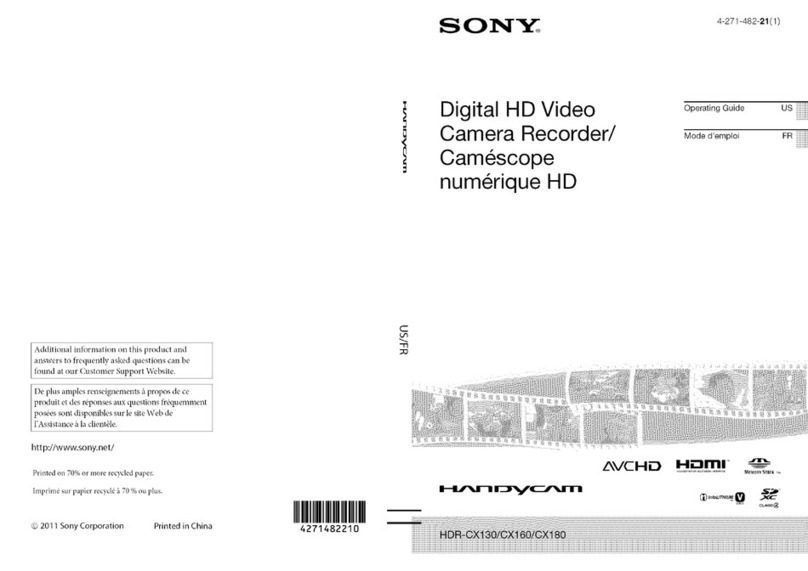 Sony Handycam HDR-CX160 User manual