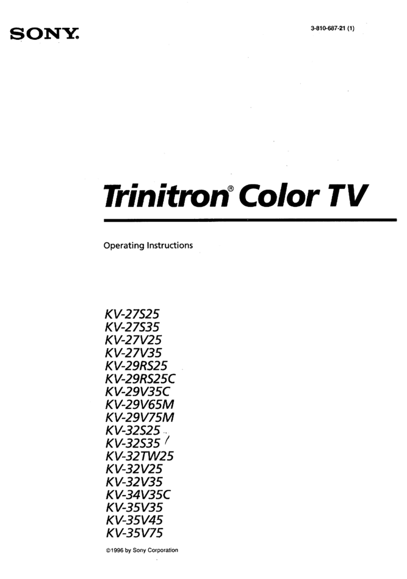 Sony Trinitron KV-27S35 User manual