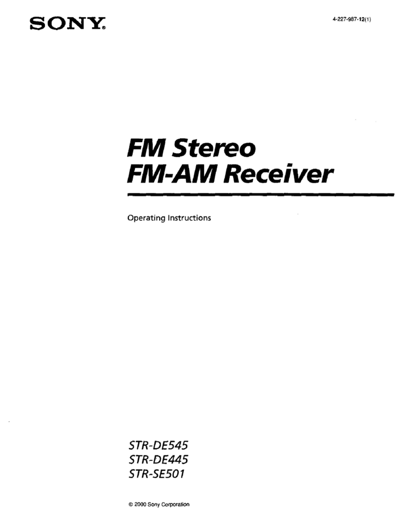 Sony STR-DE545 User manual