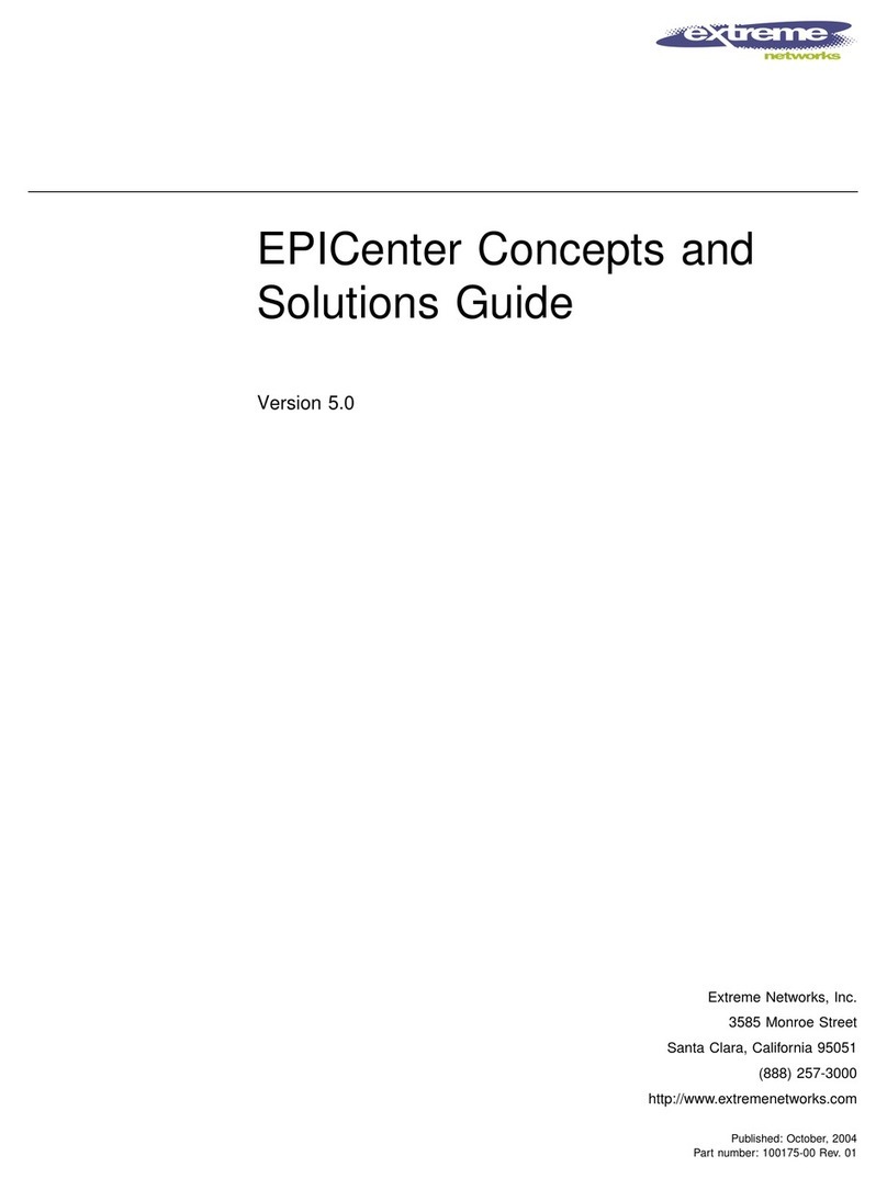 Extreme Networks EPICenter Guide User manual