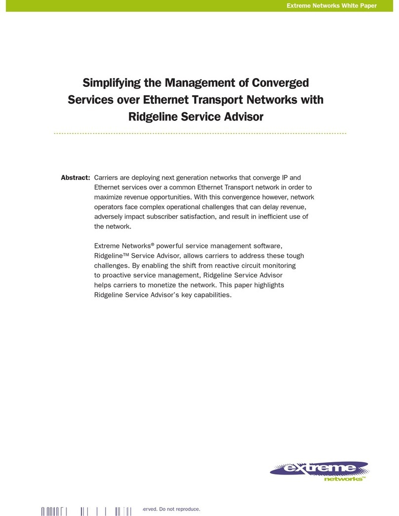 Extreme Networks IP and Ethernet services Installation guide