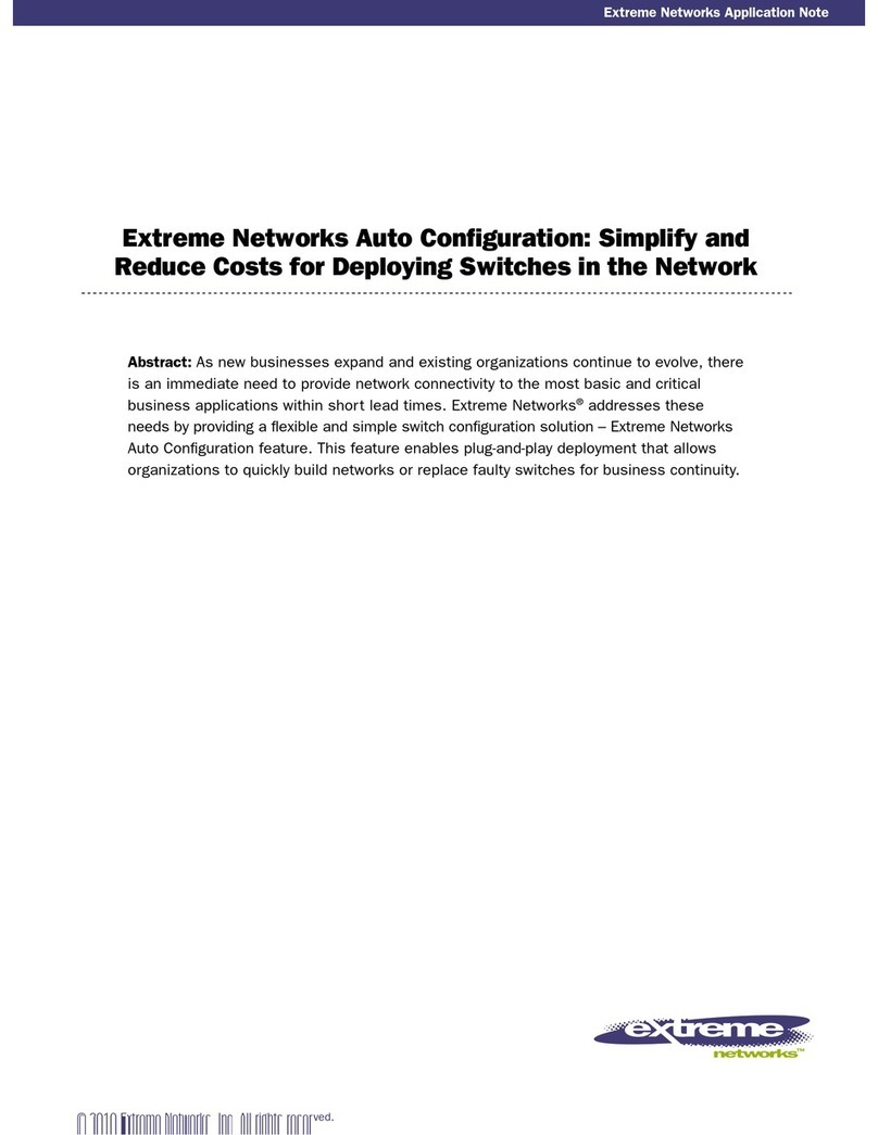 Extreme Networks Auto Configuration Quick guide Extreme Networks Auto Configuration Quick guide
