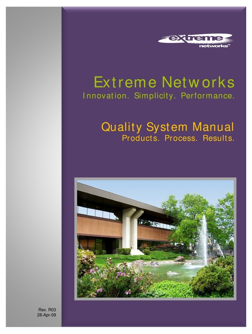 Extreme Networks Accessory User guide Extreme Networks Accessory User guide