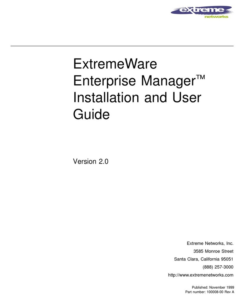 Extreme Networks ExtremeWare Enterprise Manager User manual