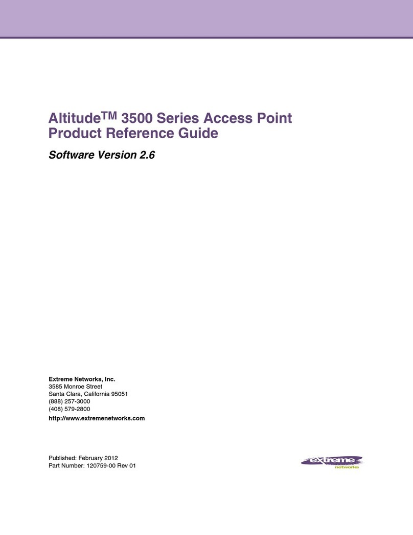 Extreme Networks Altitude 3500 Series Product reference guide