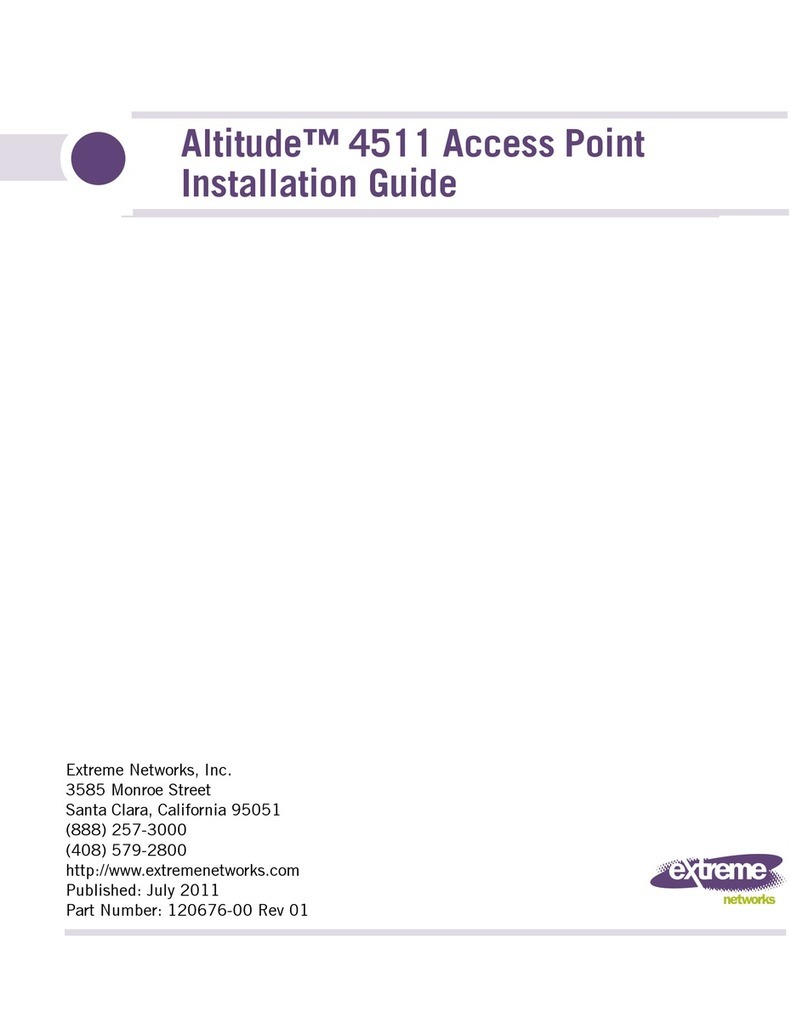 Extreme Networks Altitude 4511 installation guide
