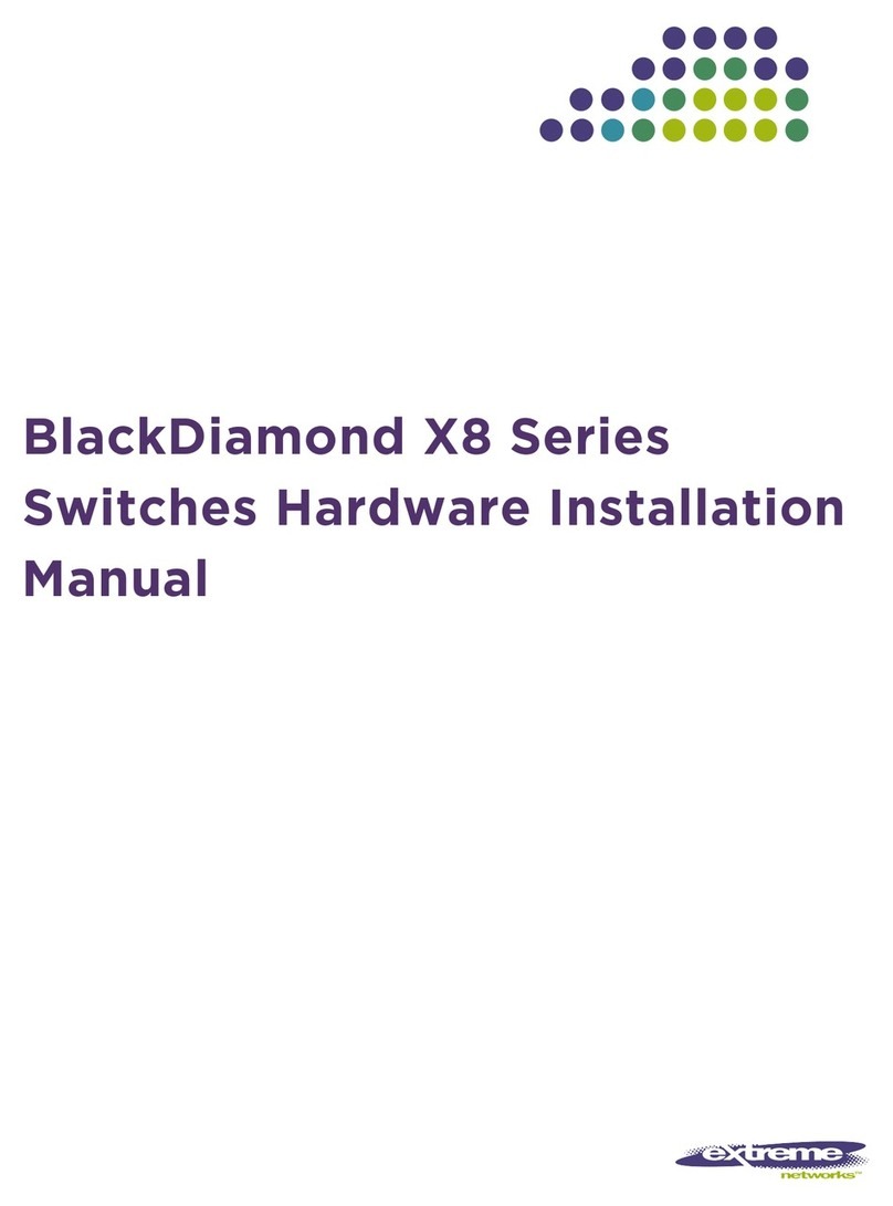 Extreme Networks BlackDiamond X8 Series Assembly instructions