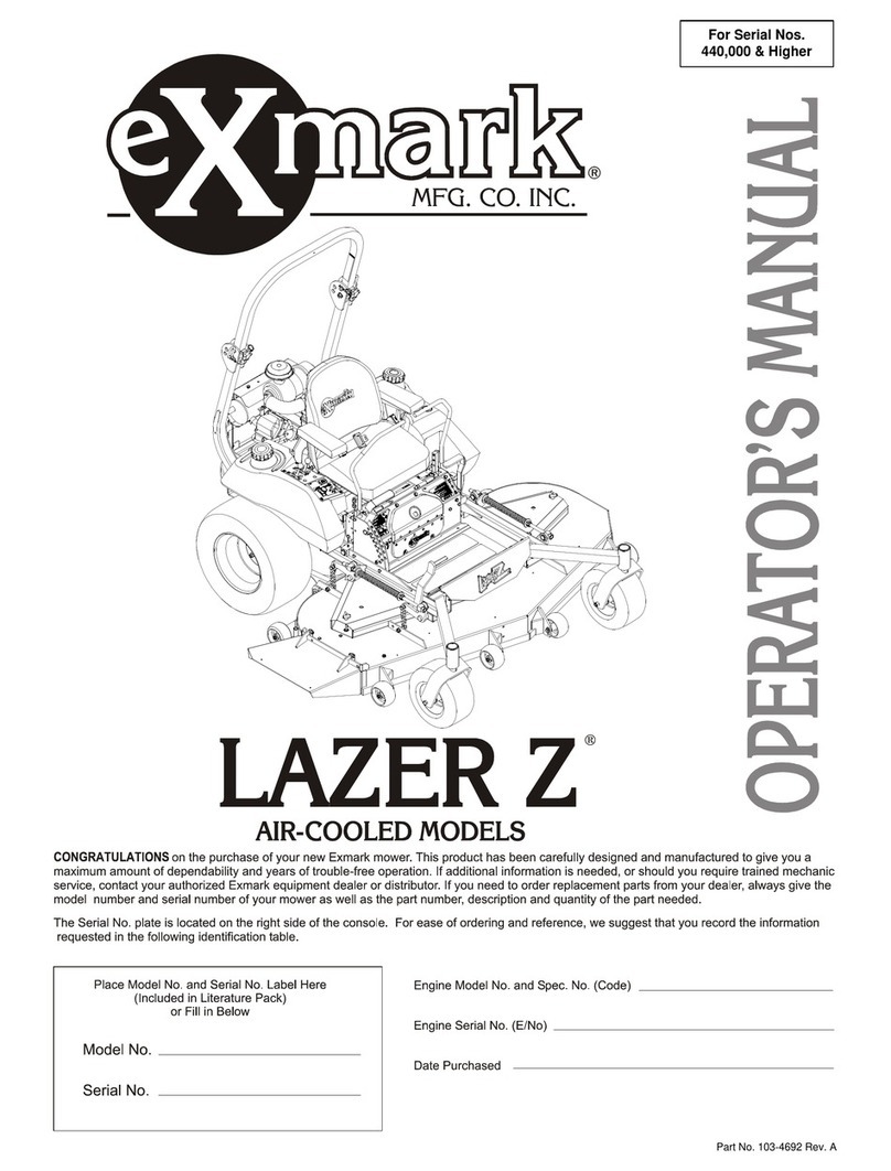 Exmark LAZER Z User manual