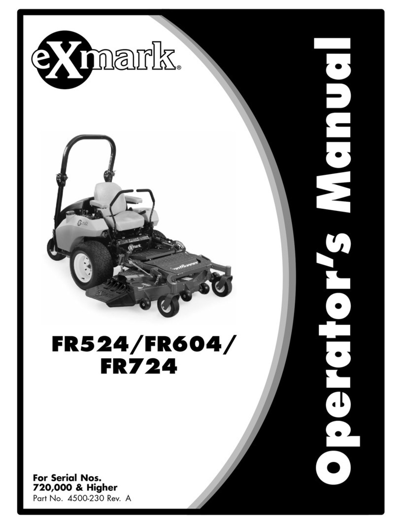 Exmark FontRunner FR524 User manual