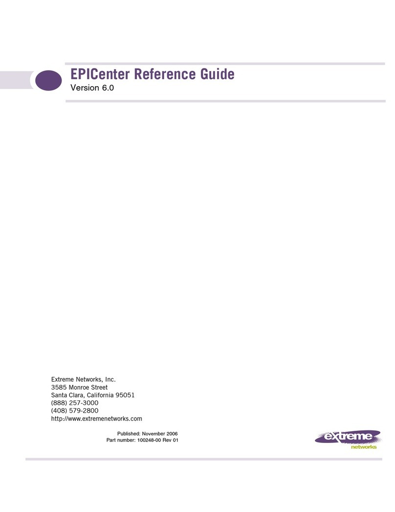 Extreme Networks EPICenter Guide User manual