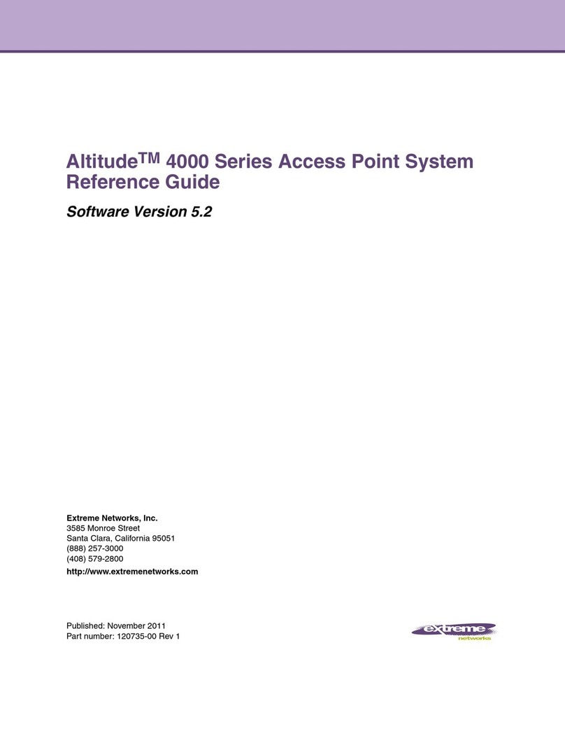 Extreme Networks Altitude 4000 Series reference guide