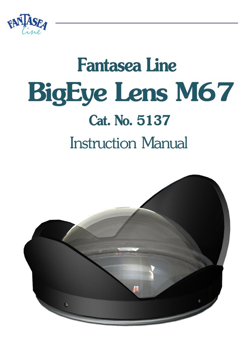 Fantasea BigEye Lens M67 User manual