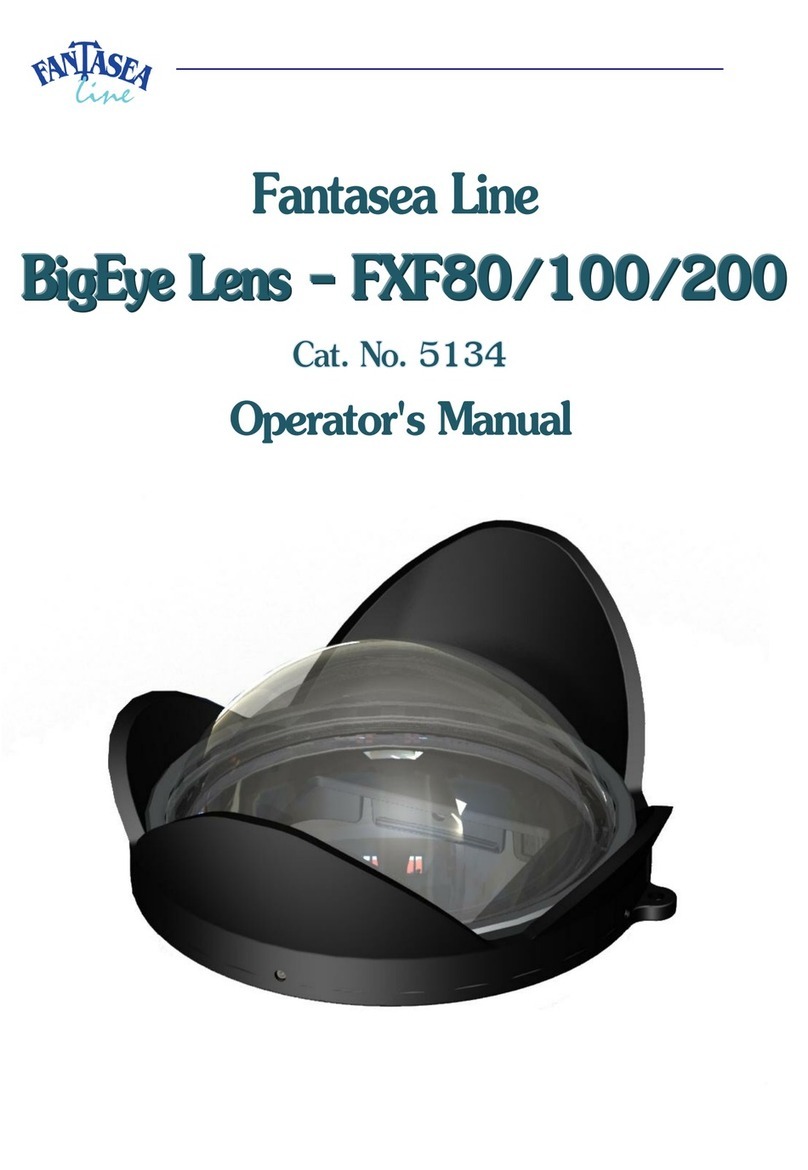 Fantasea BigEye Lens FXF80 Operator's manual