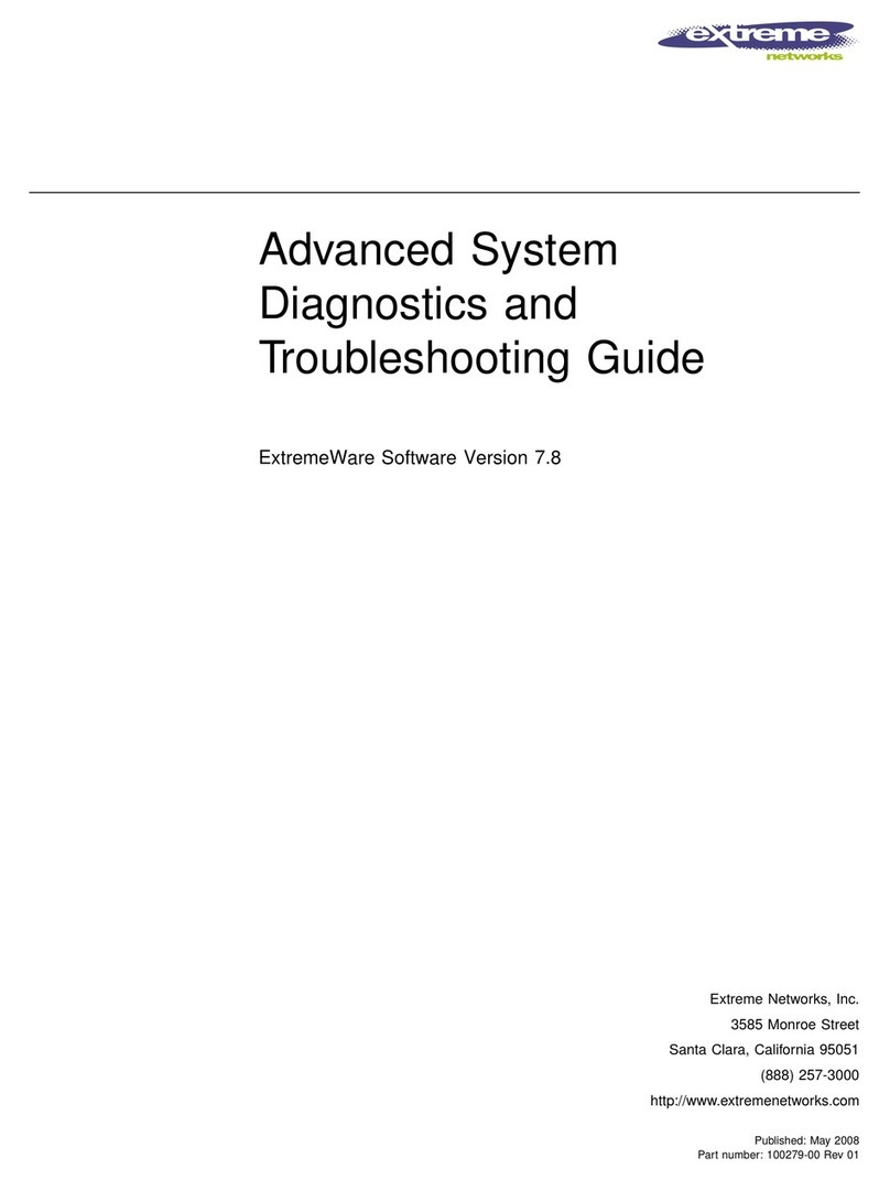 Extreme Networks ExtremeWare Version 7.8 User manual