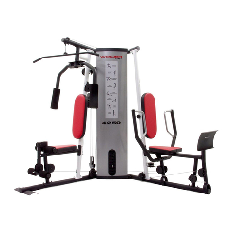 Weider PRO 4250 User manual