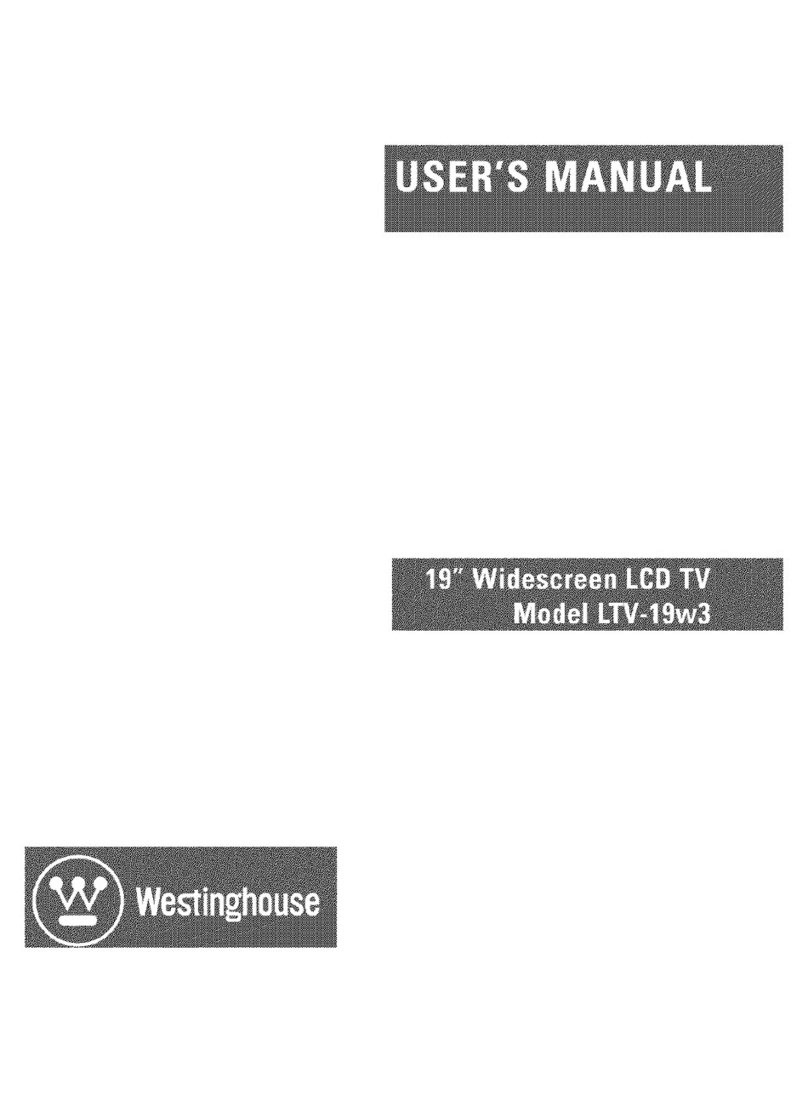 Westinghouse LTV-19W3 - 19" LCD TV User manual
