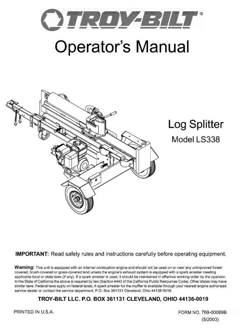 Troy-Bilt LS338 Operator's manual