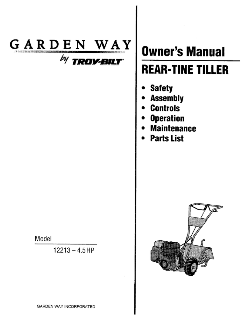Troy-Bilt 12213 owner's manual