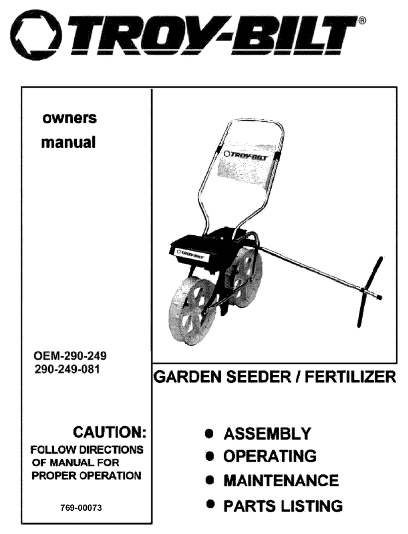 Troy-Bilt OEM-290-249 User manual