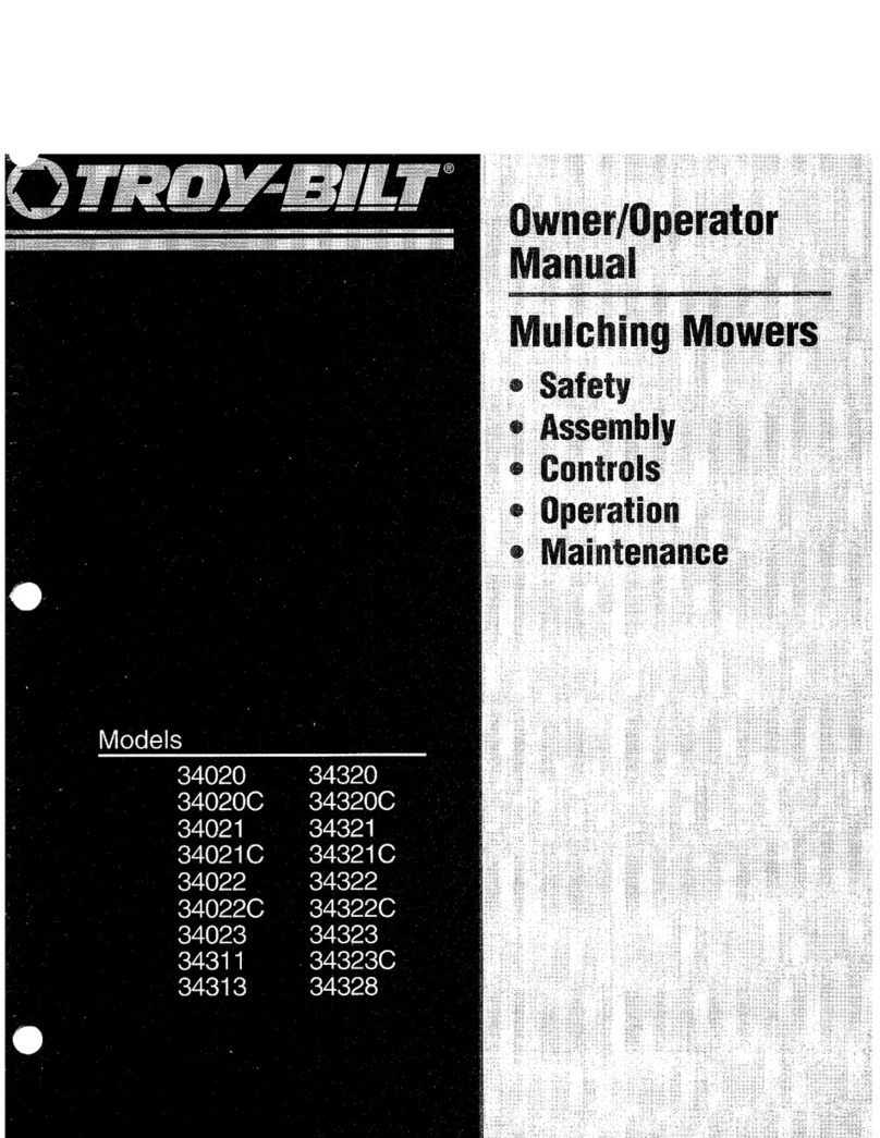 Troy-Bilt 34020C Owner's/operator's manual