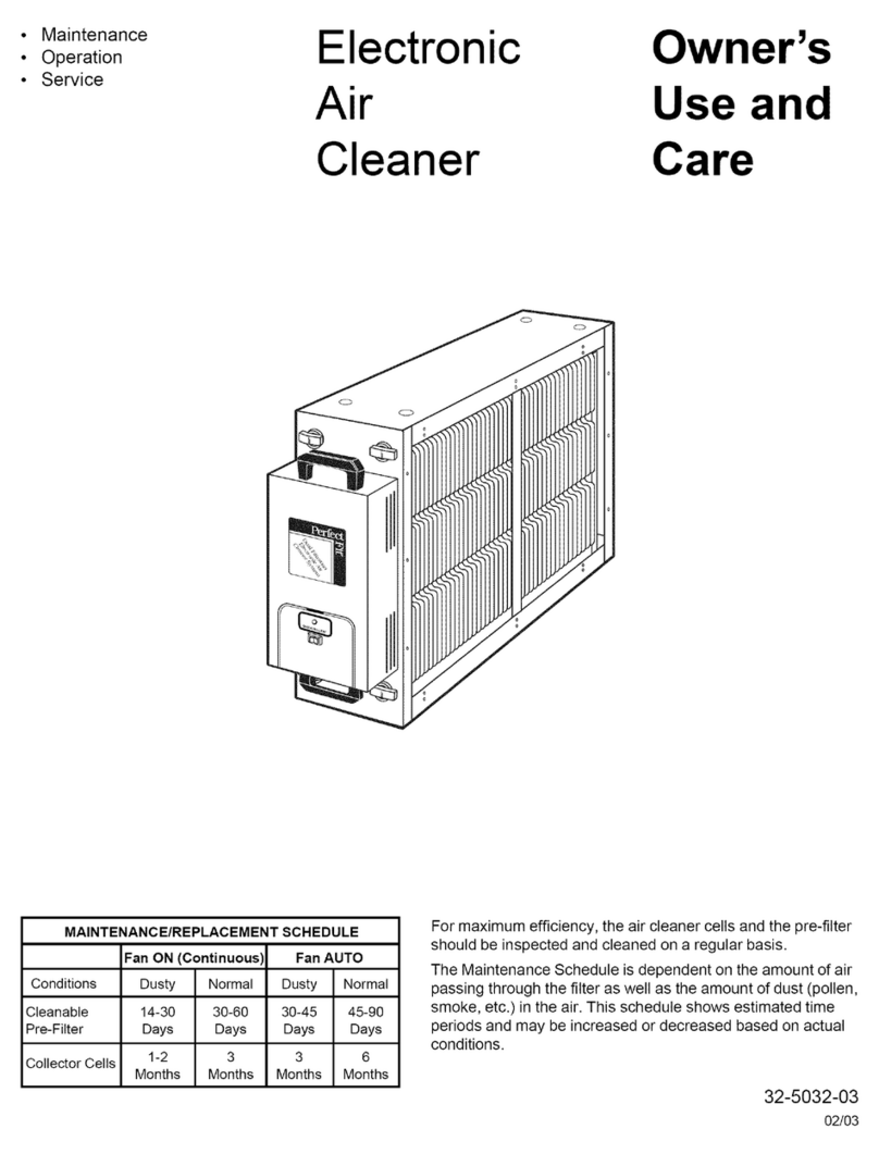 Trane TFE260 Owner's use and care guide