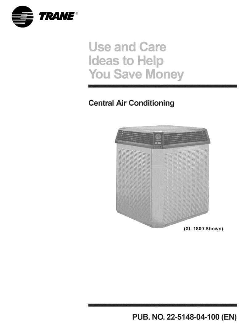 Trane TTZ048A100A1 User manual