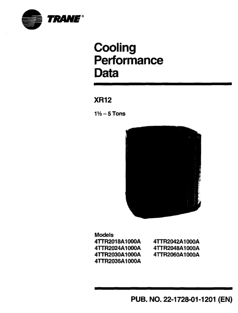 Trane 4TTR2042A1000A Installation instructions