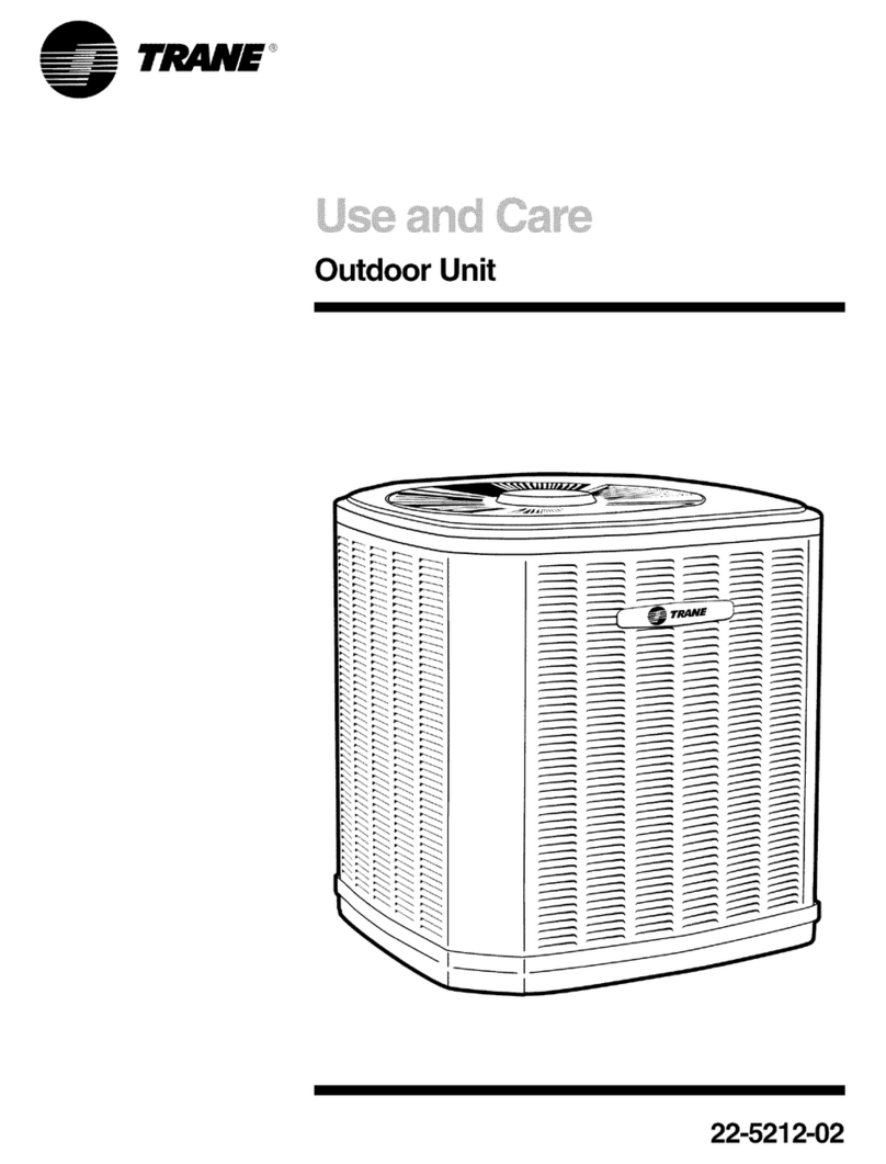 Trane 4TTR3 User manual