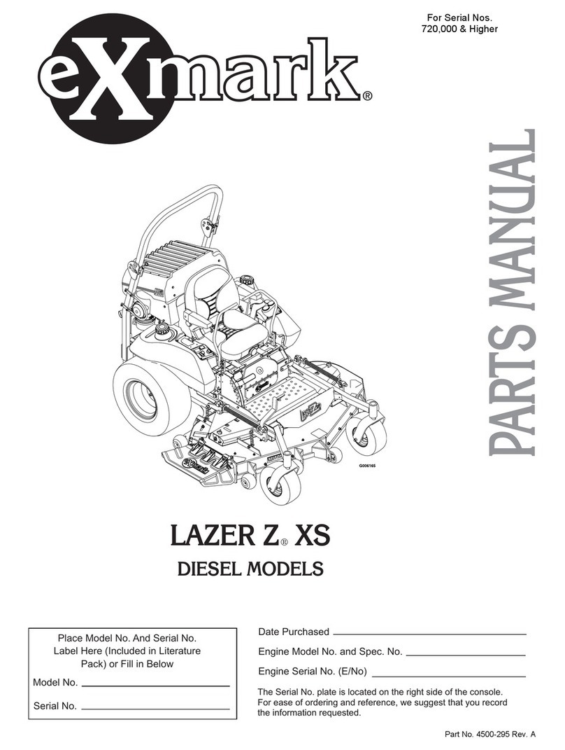 Exmark LAZER Z SX User manual
