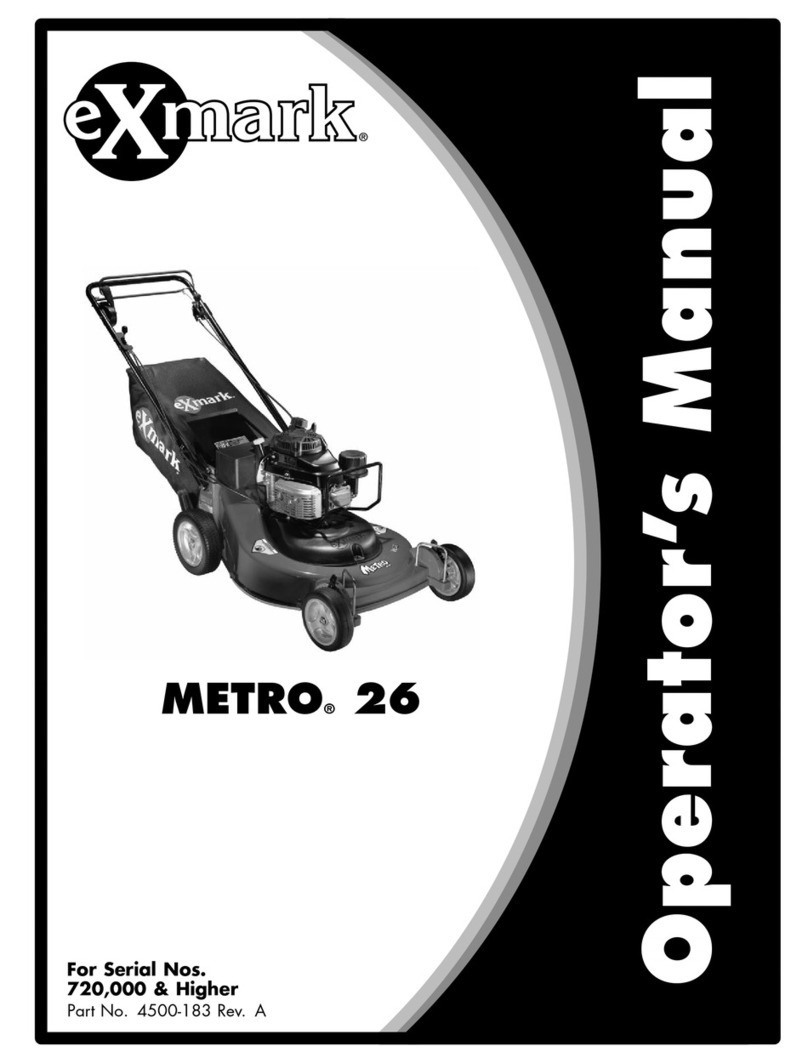 Exmark Metro 26 User manual