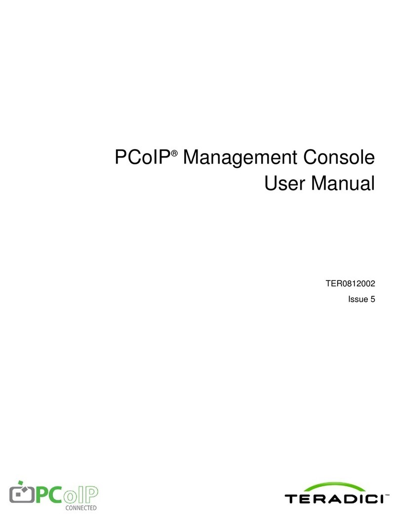 Teradici PCoIP TER812002 user manual Teradici PCoIP TER812002 user manual