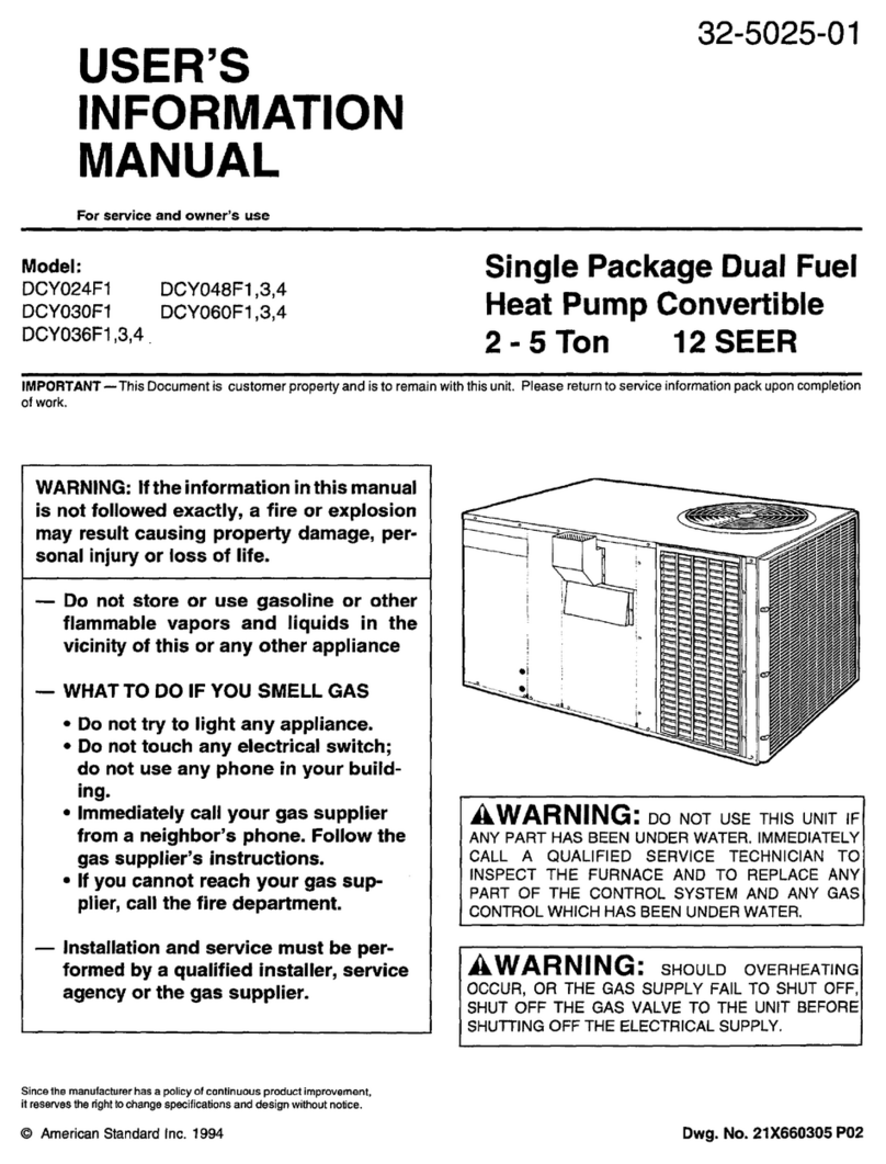 Trane DCY060F1 Guide