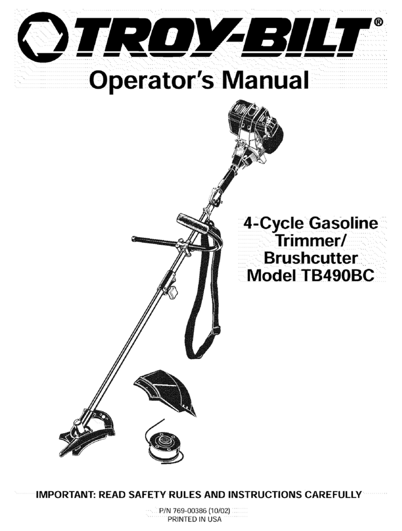 Troy-Bilt TB490BC User manual