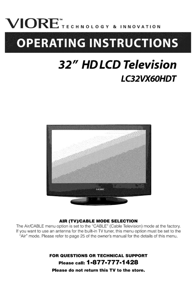 VIORE LC32VX60HDT User manual