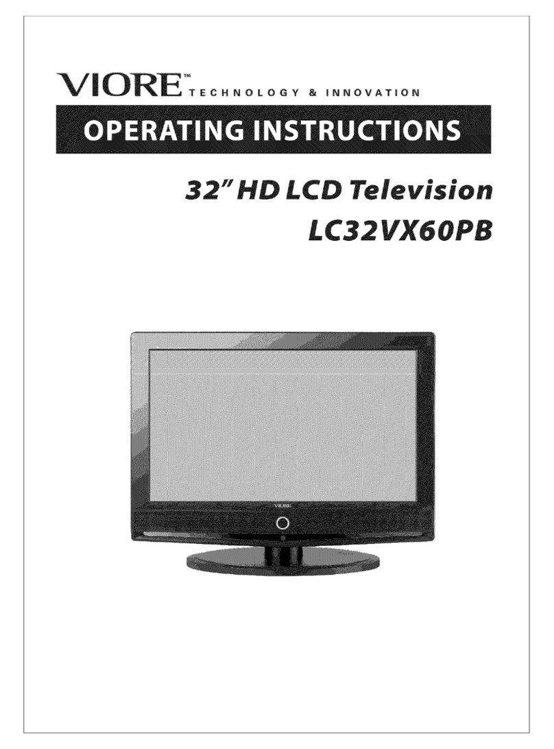 VIORE EXCEL LC32VX60PB User manual