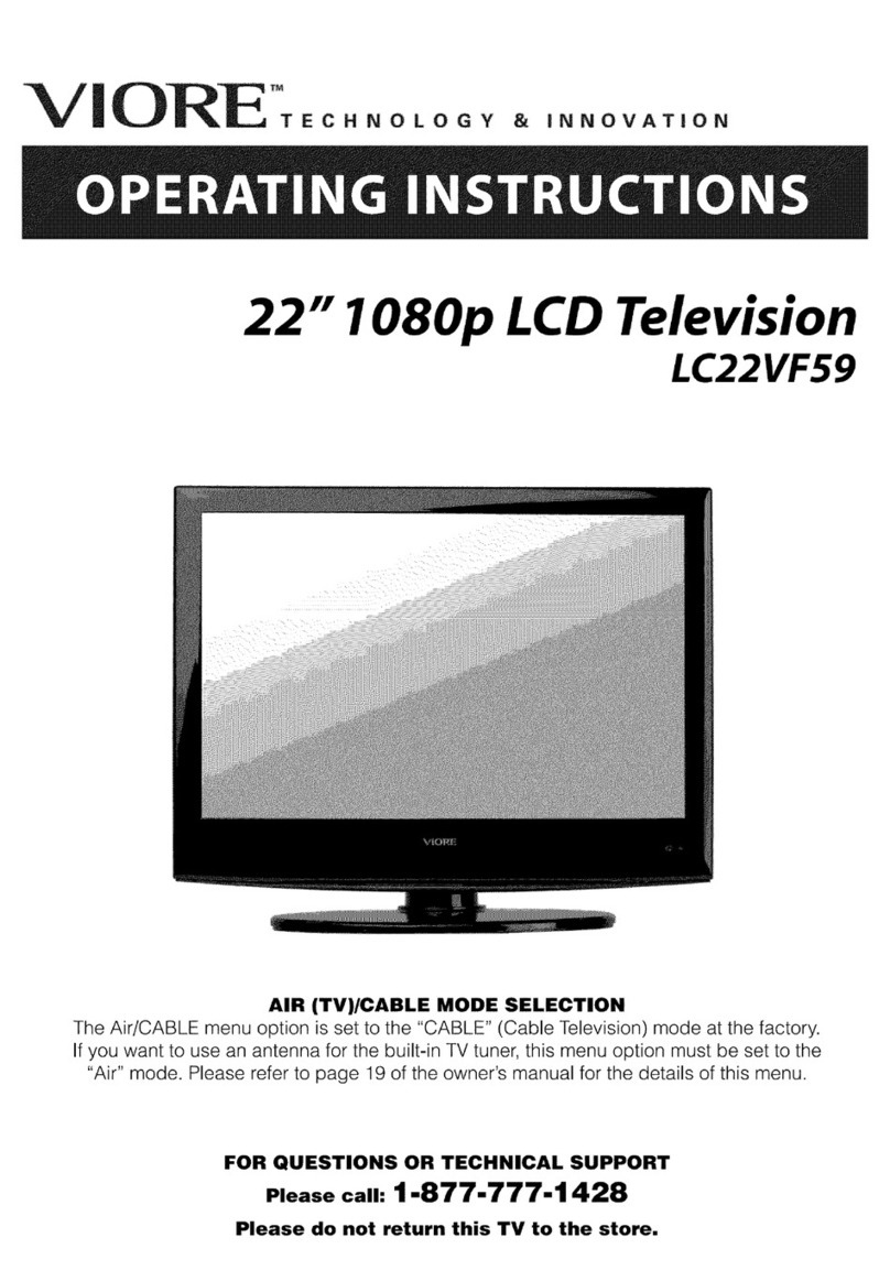 VIORE LC22VF59 User manual