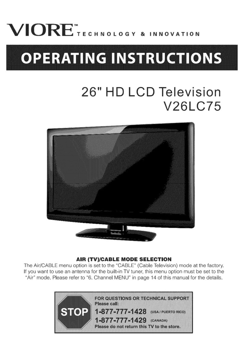 VIORE V26LC75 User manual