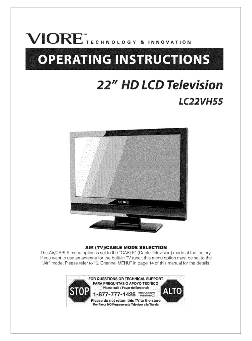 VIORE LC22VH55 User manual