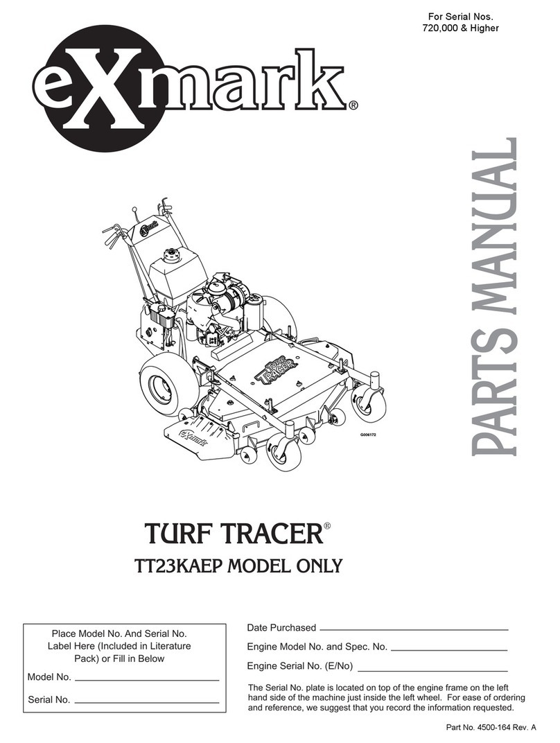 Exmark TURF TRACER TT23KAEP User manual