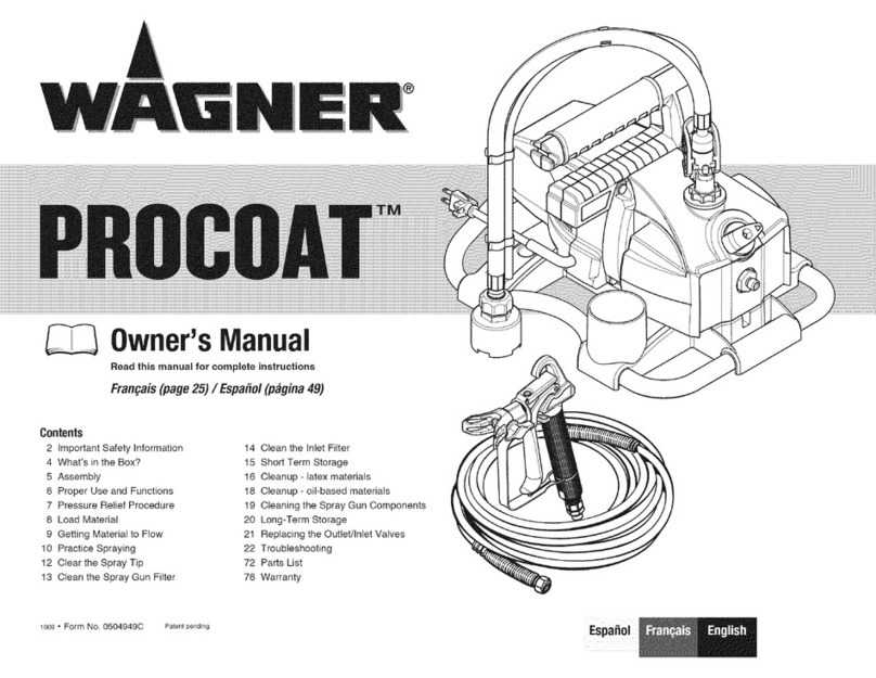 WAGNER PROCOAT 850 owner's manual