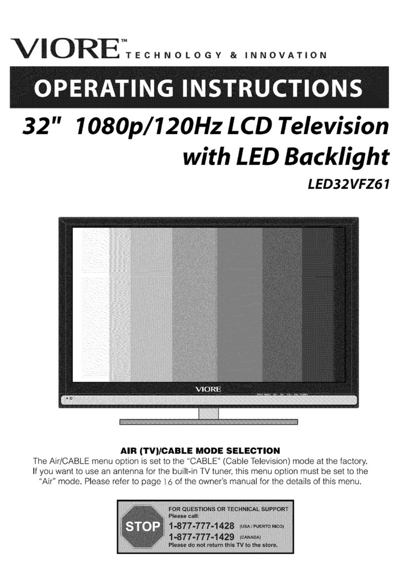 VIORE LED32VFZ61 User manual