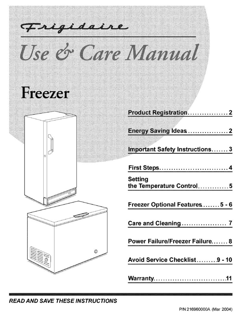 Frigidaire CFU14M2AW6 User manual Frigidaire CFU14M2AW6 User manual